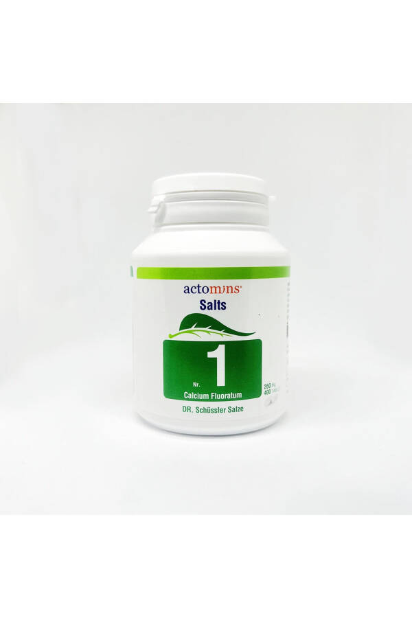 Actomins Nr:1 | Calcium Fluoratum | 400 Tablets Salts - 1