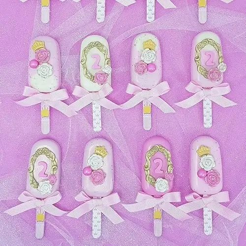 Acvcatto Silicone Frame Chocolate Molds, Vintage Ornate Picture Frame Fondant Molds, for Resin Casting Crafts Cake Decoration Set of 4 - 5