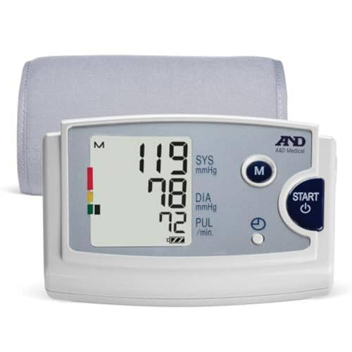 A&D Medical Premium Pre-Formed Cuff Upper Arm Blood Pressure Monitor (23-43 cm / 9-17