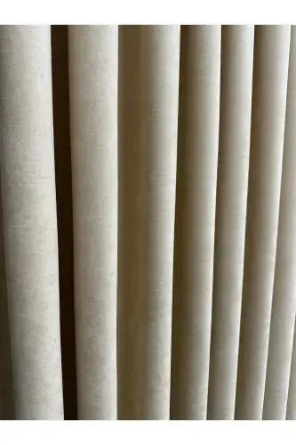 Ada Fonluk Açık Bej Tek Kanat 1/3 Sık Pile-Açık Sarı - 4