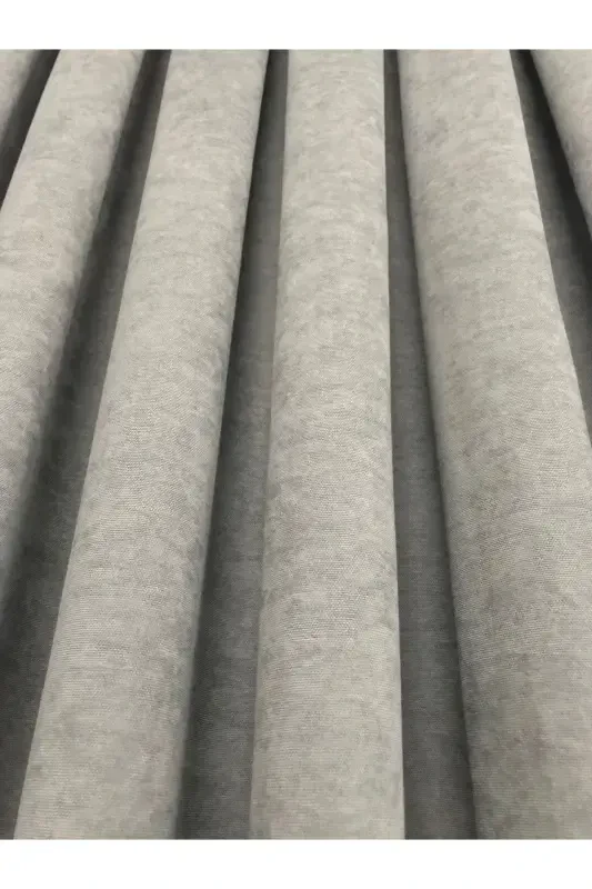 Ada Fonluk Gri Tek Kanat 1/3 Sık Pile-Gri - ERDOĞANLAR KOZA