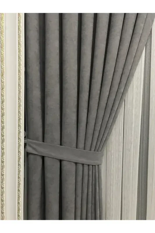 Ada Fonluk Gri Tek Kanat 1/3 Sık Pile-Gri - 2