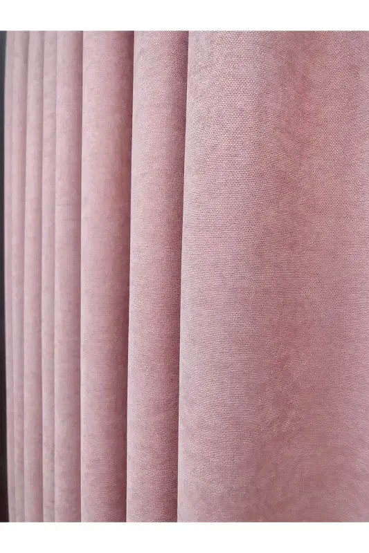 Ада Фонлук Gül Kurusu Tek Kanat 1/3 Sık Pile-Gül Kurusu - 3