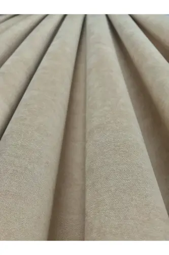 Ada Fonluk Koyu Bej Tek Kanat 1/3 Sık Pile - Koyu Bej 