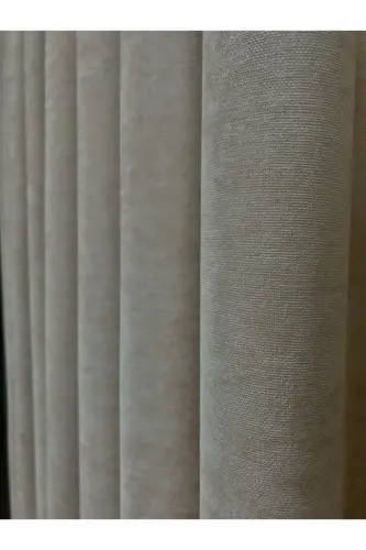 Ada Fonluk Koyu Bej Tek Kanat 1/3 Sık Pile-Koyu Bej - 3