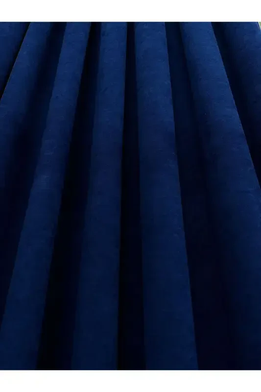 Ada Fonluk Parlement Mavisi (Açık Lacivert) Tek Kanat 1/3 Sık Pile-Mavi - 1