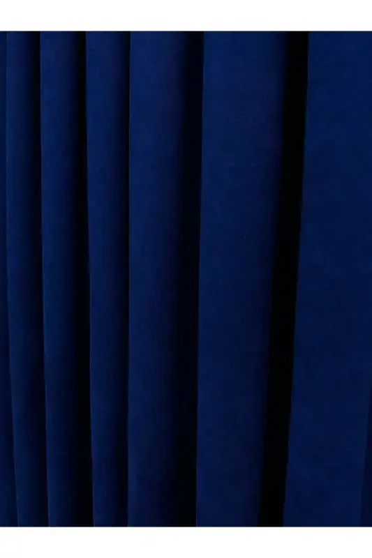 Ada Fonluk Parlement Mavisi (Açık Lacivert) Tek Kanat 1/3 Sık Pile-Mavi - 3