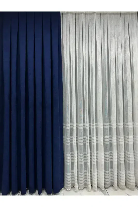 Ада Фонлук Парлемент Мависы (Ачык Лачиверт) Тек Канат 1/3 Сык Пиле-Мави - 5