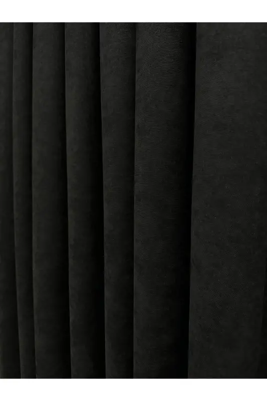 Ada Fonluk Siyah Tek Kanat 1/3 Sık Pile-Siyah - 3