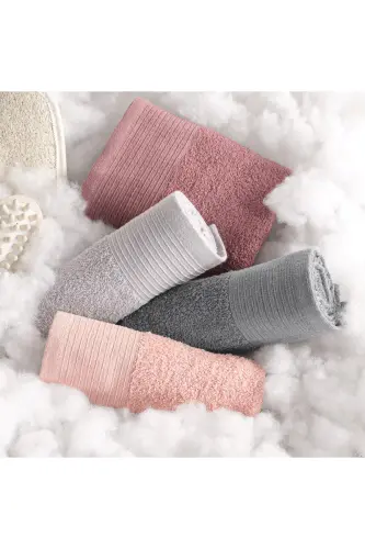 Ada Softline 4 talik 50*90 Paxta Qo'l Yuz Sochigi | Sochiq & Sochiq To'plami | Sochiq | Sochiq Jamoasi | Sep-Mürdüm 