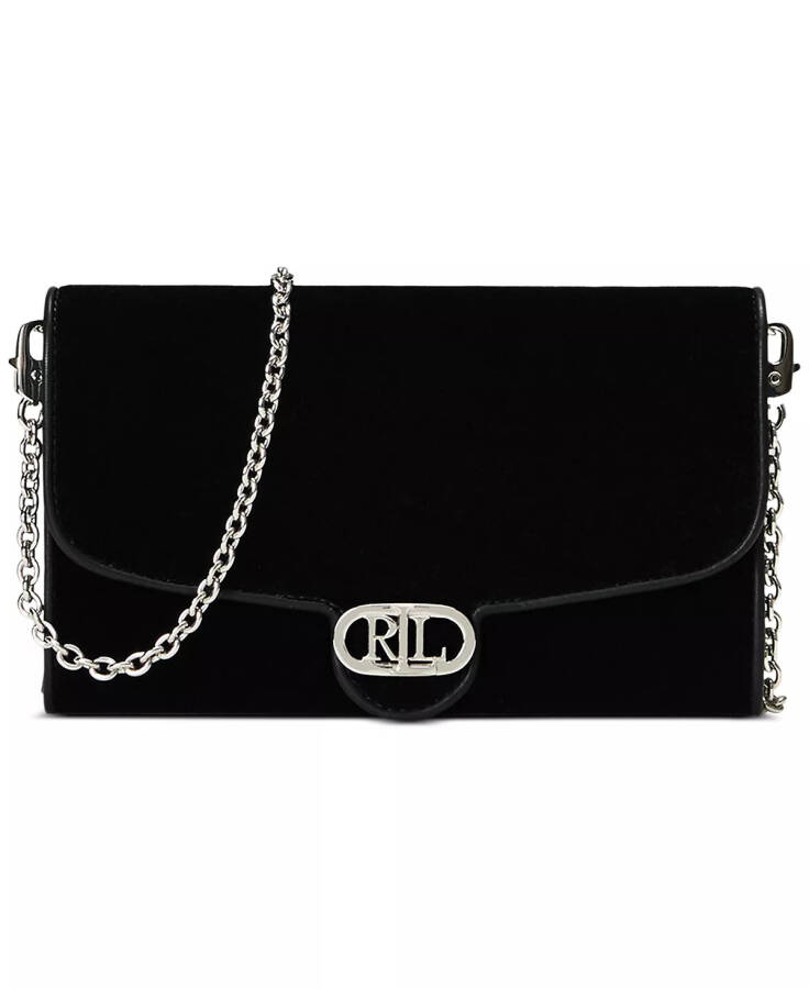 Adair Velvet Small Crossbody Black - 1