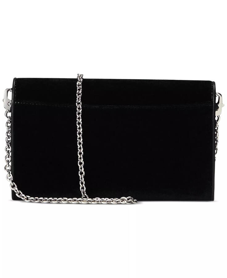 Adair Velvet Small Crossbody Black - 7