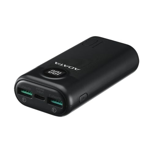 ADATA P10000QCD 10000mAh Qualcomm QC 3.0 / USB PD 3.0 Двойной USB-A (18 Вт) & USB-C Быстрая зарядка (18 Вт) Power Bank Портативное зарядное устройство (AP10000QCD-DGT-CBK) - 3