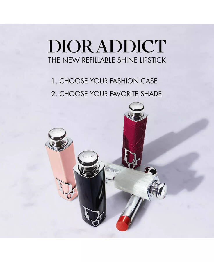 Addict Doldurulabilir Parlak Ruj 329 Tie & Dior (Yumuşak Gül Ağacı) - 9