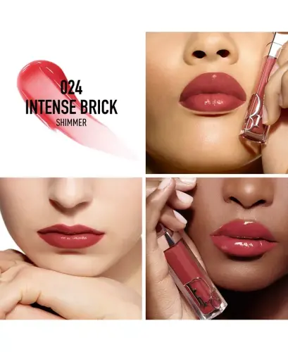 Addict Lip Maximizer Gloss - 024 Intense Brick (A bold brick red) - 2