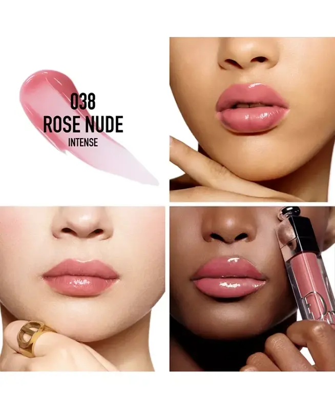 Addict Lip Maximizer Gloss-038 Rose Nude (A nude pink) - 2