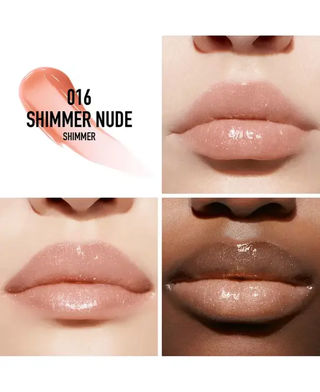 Addict Lip Maximizer Gloss - 016 Shimmer Nude	(A shimmering nude) - 2