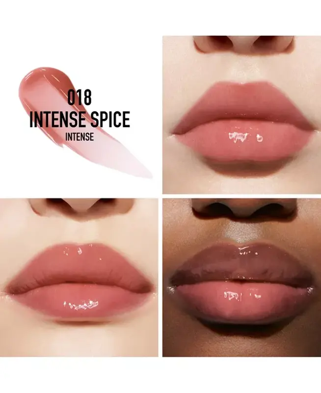 Addict Lip Maximizer Gloss-018 Intense Spice (A frosted chestnut) - 2