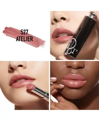 Addict Refillable Shine Lipstick - 527 Atelier (A deep rosewood) - 3