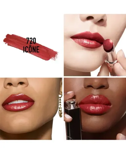 Addict Refillable Shine Lipstick-720 Icone (A deep rosewood) - 3