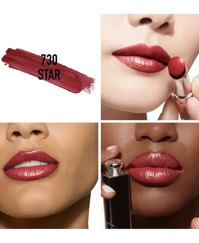 Addict Refillable Shine Lipstick-730 Star (Mis qizil) - 3