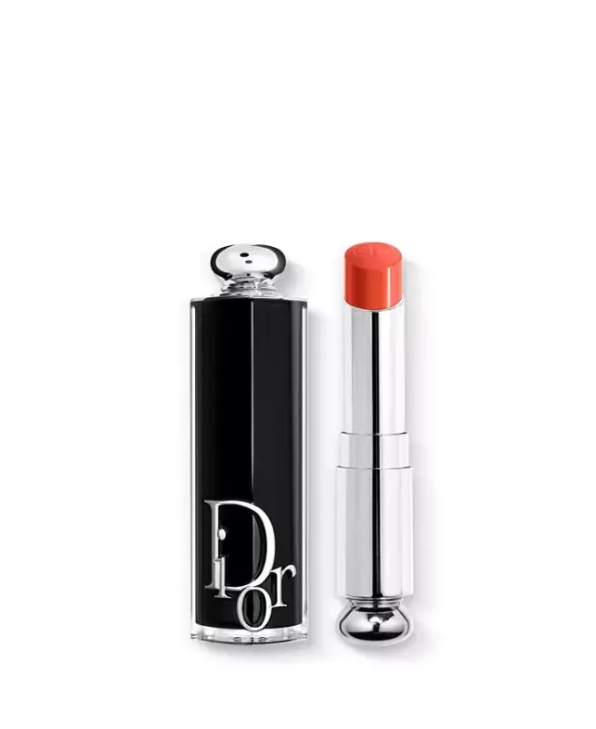 Addict Refillable Shine Lipstick-744 Diorama (A coral red) - DIOR