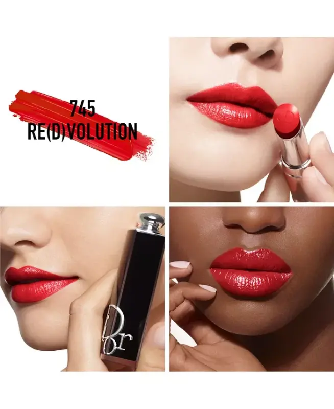Addict Refillable Shine Lipstick - 745 Re(d)volution (A raspberry pink) - 3