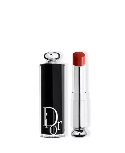 Addict Refillable Shine Lipstick-845 Vinyl Red (A bright red) 