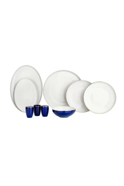 Adel Lacivert Yemek Takımı 56 Parça-lacivert - 4