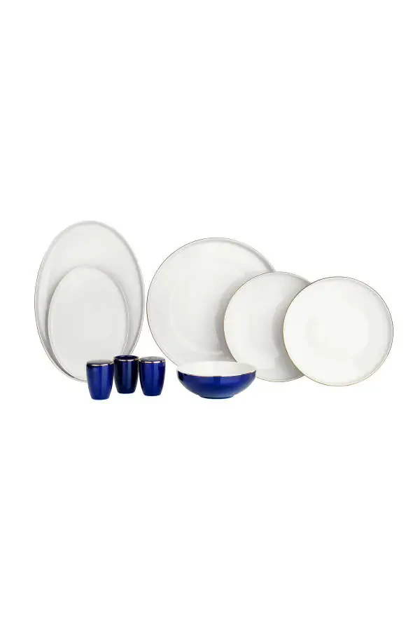 Adel Lacivert Yemek Takımı 56 Parça-lacivert - 4