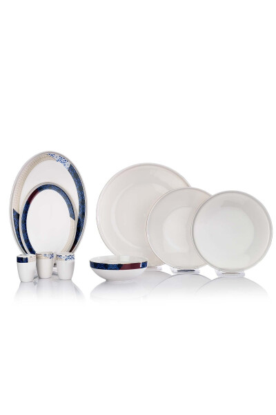 Adel Motif Ovqat To'plam 56 Don - Platina - 4