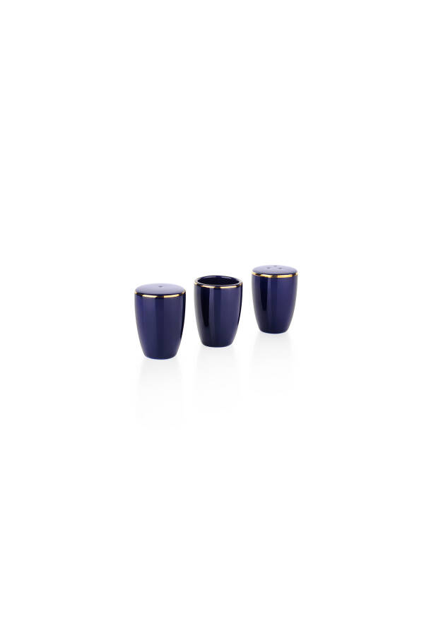 Adel Navy Blue Dinner Set - 56 Pieces - 15