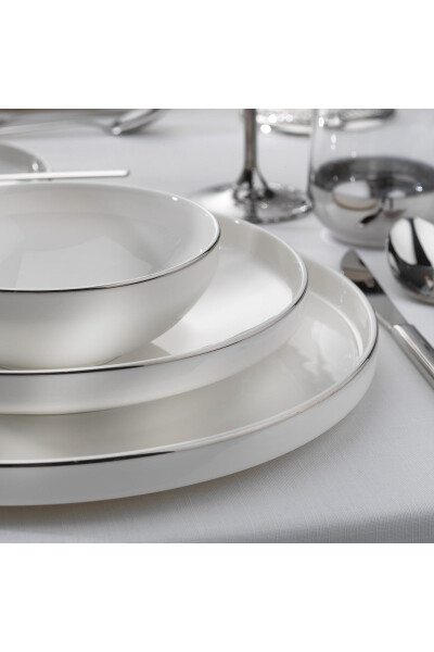 Adel Platinum Dinner Set 56 Pieces - Platinum - 5