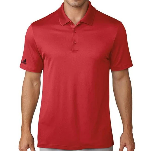 Adidas 71779 Performance Mens Polo, College Red - Large - Modazone