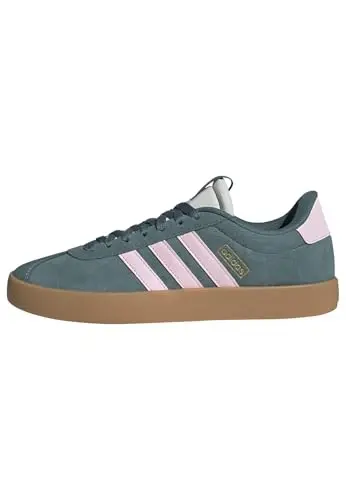 adidas Womens Vl Court 3.0 Lace Up Sneakers Shoes Casual - Blue 