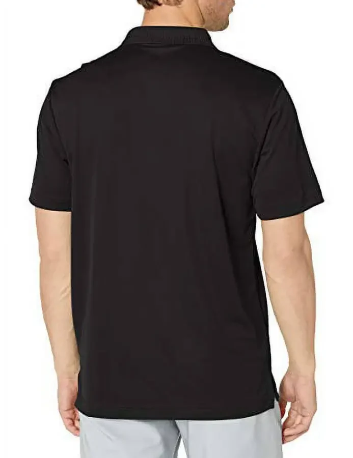 Adidas CY5953 Erkaklar uchun qora 100% polyester qisqa yengli golf polo futbolkasi AC42 (Regular,XL) - 2