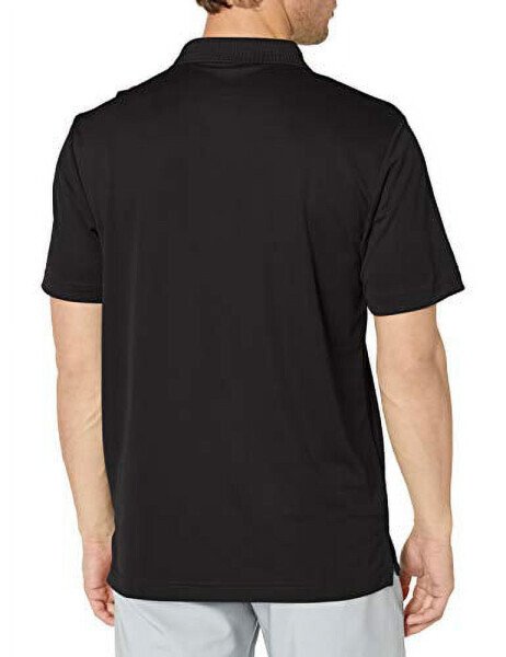 Adidas CY5953 Men's Black 100% Polyester Short Sleeve Golf Polo Tee-Shirt AC42 (Regular,XL) - ADIDAS (1)
