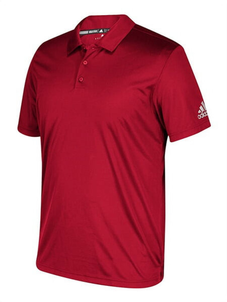 Adidas erkaklar Grind Climalite Performance Polo ko'ylagi Golf Golf (Qizil, S) - 1