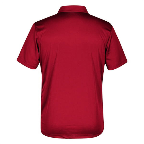 Adidas erkaklar Grind Climalite Performance Polo ko'ylagi Golf Golf (Qizil, S) - 2