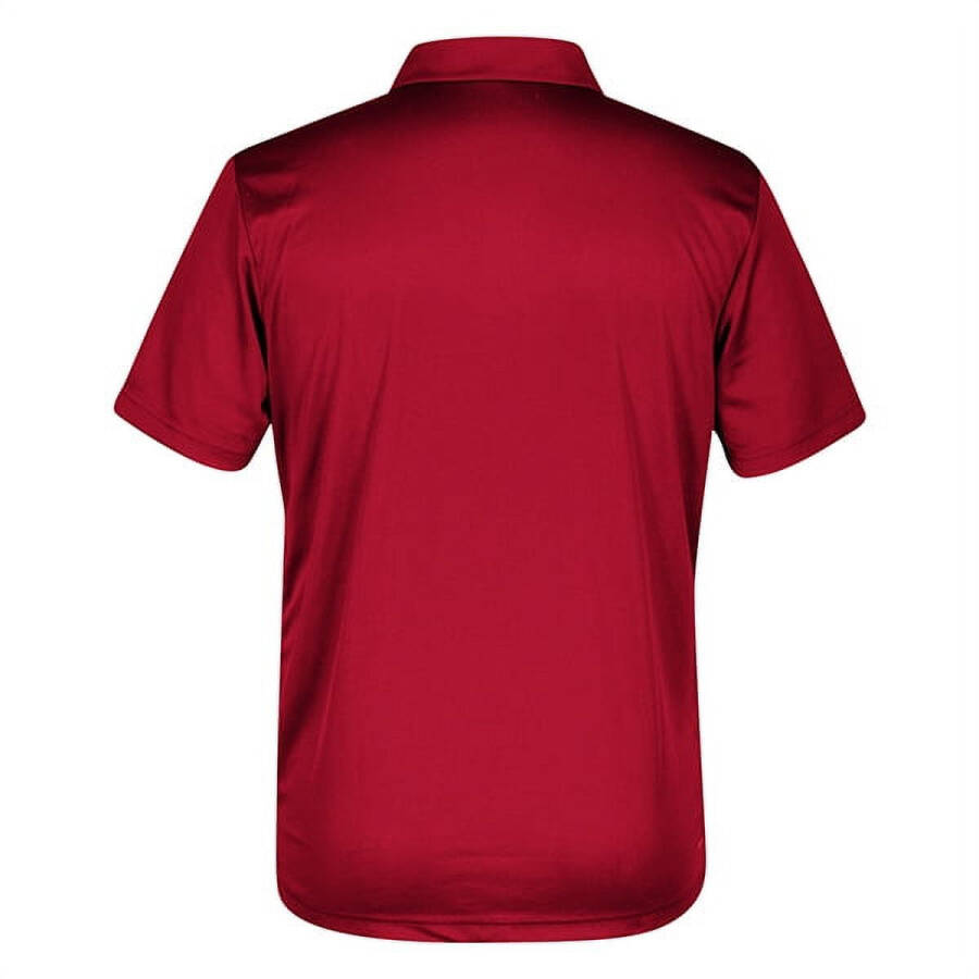 Adidas erkaklar Grind Climalite Performance Polo ko'ylagi Golf Golf (Qizil, S) - 2