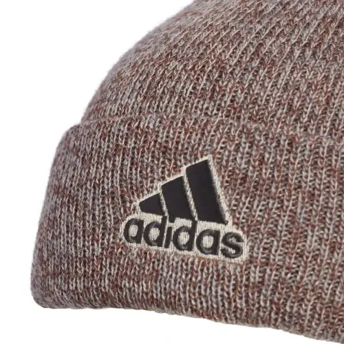 adidas erkaklar jamoasi Beanie, standart qilib ishlangan manjetli akril trikotaj shapka/qish uchun qalpoq - 3