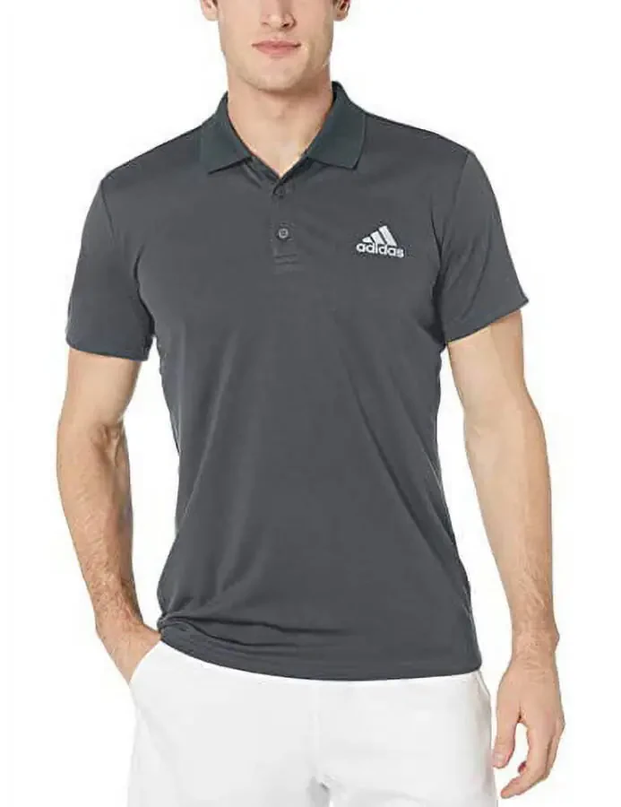 adidas erkaklar klubi tennis polo ko'ylagi, to'q kulrang, L - 1