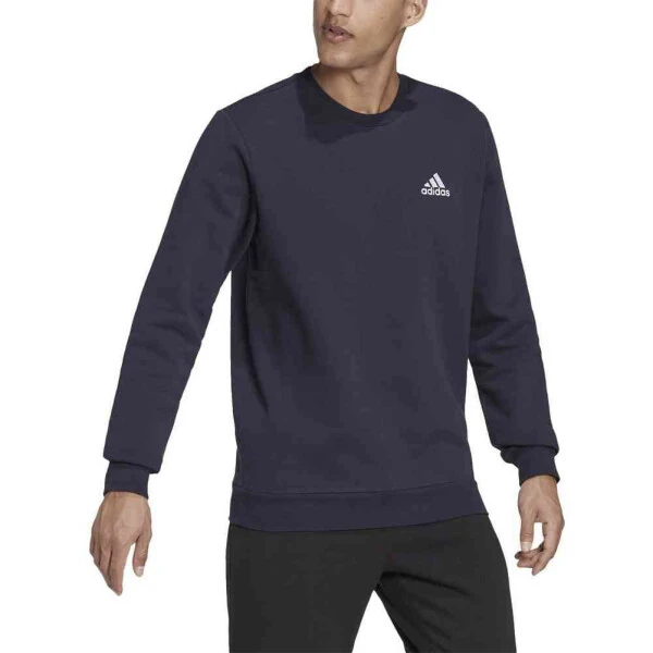 adidas Erkaklar uchun Essentials Feelcozy Fleece Sviter Krue Sviter H42002 To'q ko'k 2XL - ADIDAS