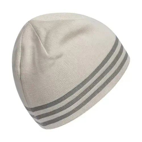 Adidas erkaklar uchun ikki tomonlama Skully Beanie – Trikotaj qishki bosh suyagi shapkasi, standart bichim - 5