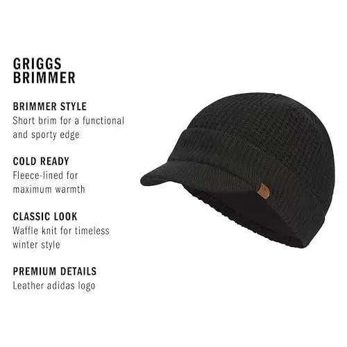 adidas Men's Griggs Brimmer Beanie - ADIDAS (1)