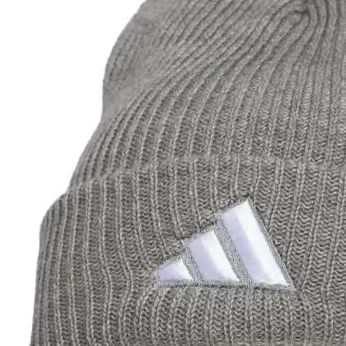 adidas Men's Team Issue Beanie – Standard Fit Winter Knit Hat - 2