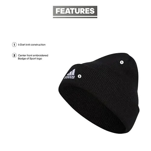 Adidas Men's Team Issue Fold Beanie Discontinued - ADIDAS (1)