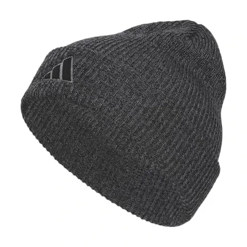 adidas Men's Team Issue Beanie – Standard Fit Winter Knit Hat - 1