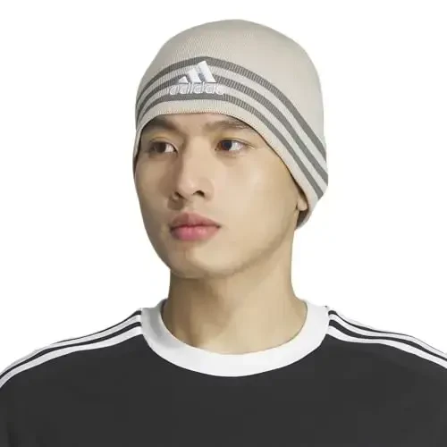 Adidas Mens Reversible Skully Beanie – Knit Winter Skull Cap, Standard Fit - 6