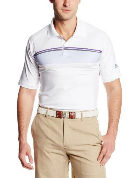 adidas Golf Men's climalite Textured Short-Sleeve Polo - Modazone